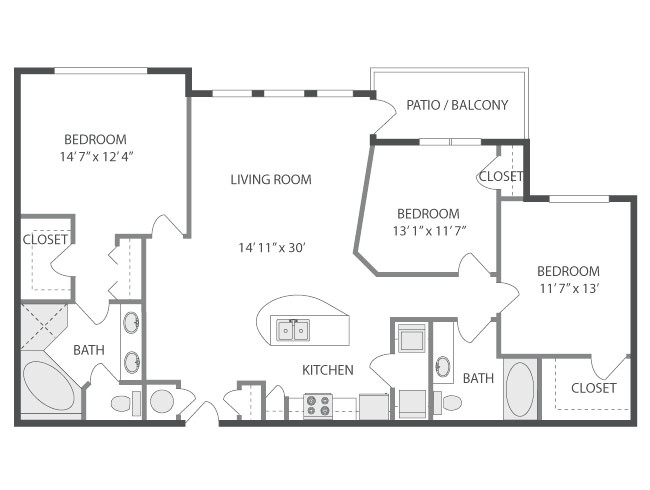 Floorplan - AMLI Lindbergh