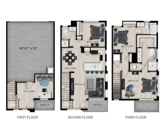 Floorplan - Scottsdale Hayden Townhomes