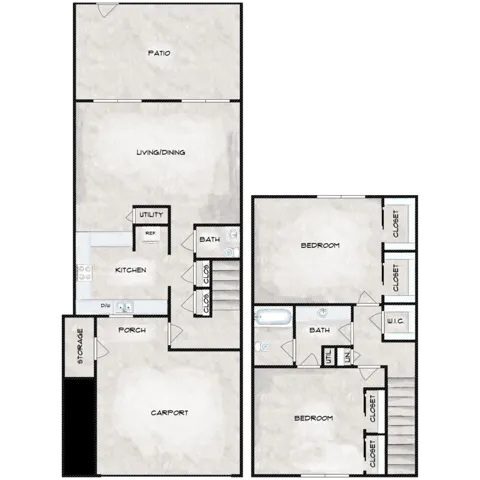 Floorplan - Riverwood Apartments