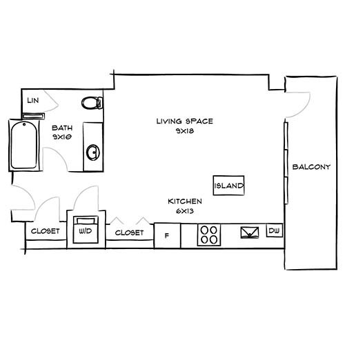 Floorplan - Indigo Apartments