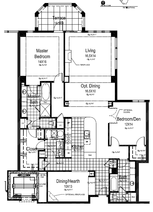 2BR/2BA - Bella Sera