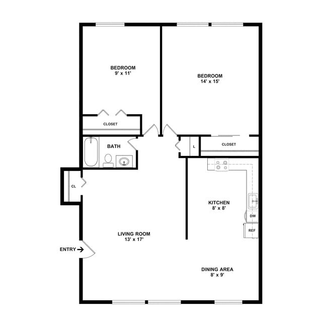 Floorplan - Glassboro Terrace