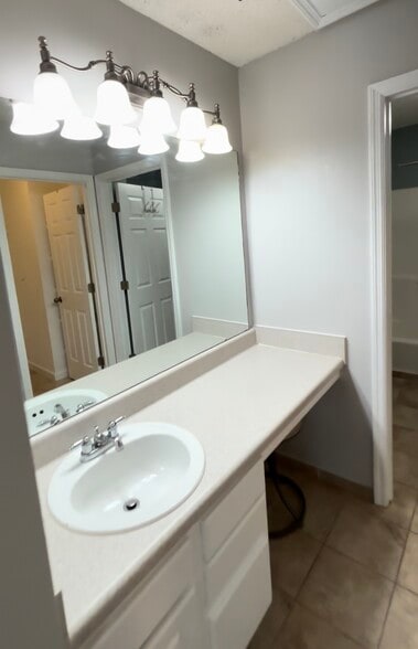 Main Bedroom 1 sink and vanity - 1208 Apex Ln