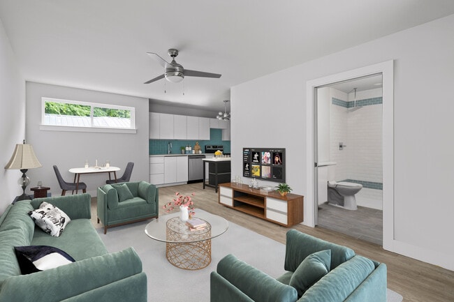 Living Areas - 1 Bedroom - R Squared