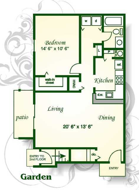 Floorplan - Crabtree Crossing Apartments and Townhomes