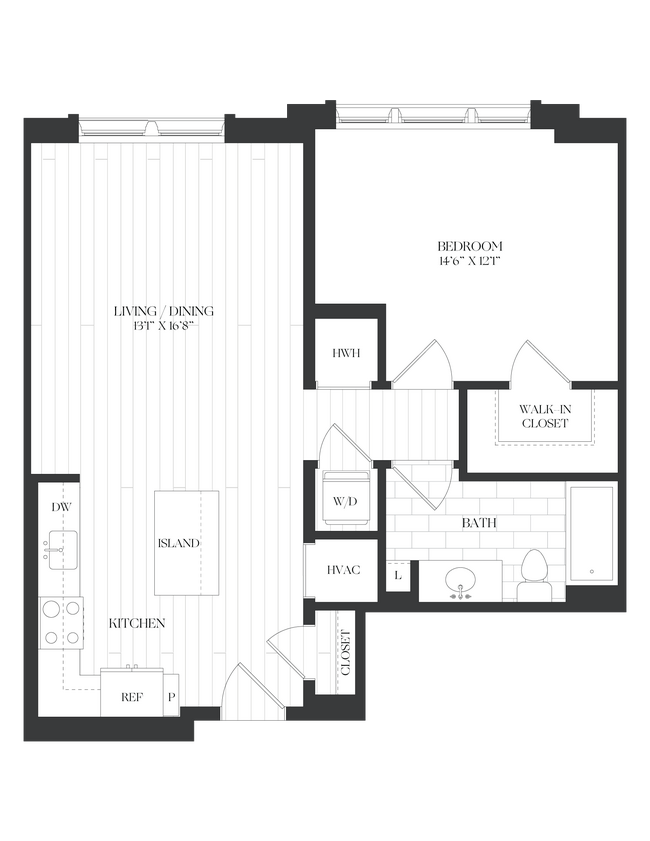 Floorplan - The Barrett at Chevy Chase Lake