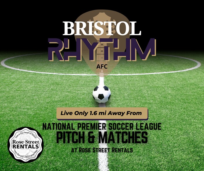 Soccer fan? Live close to the NPSL Bristol Rhythm Soccer Pitch & Matches! - 600 6th St
