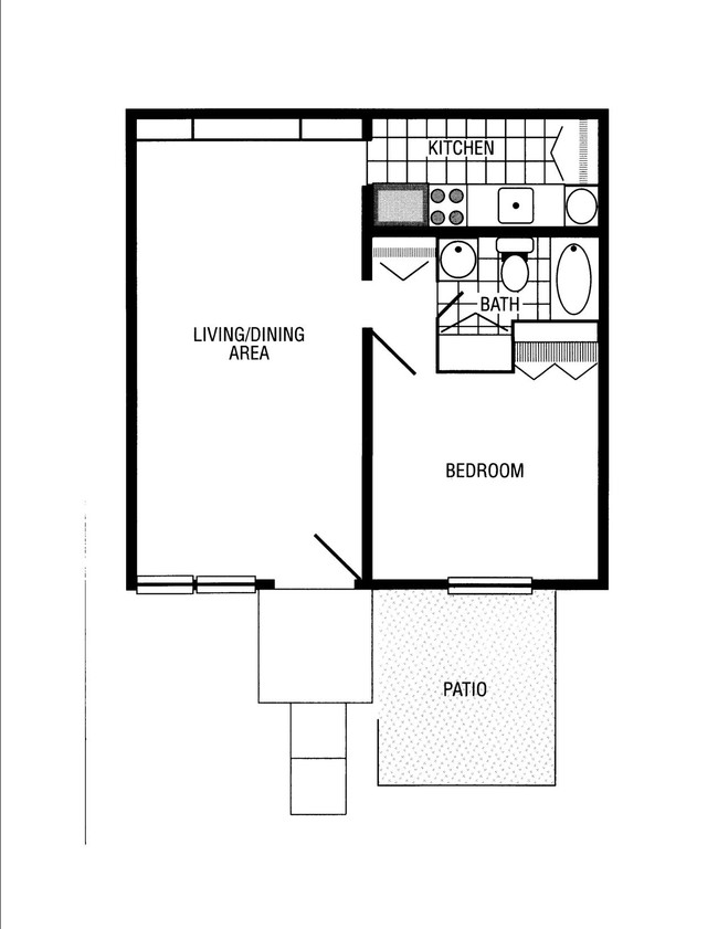 Floorplan - Hawthorne Apartments