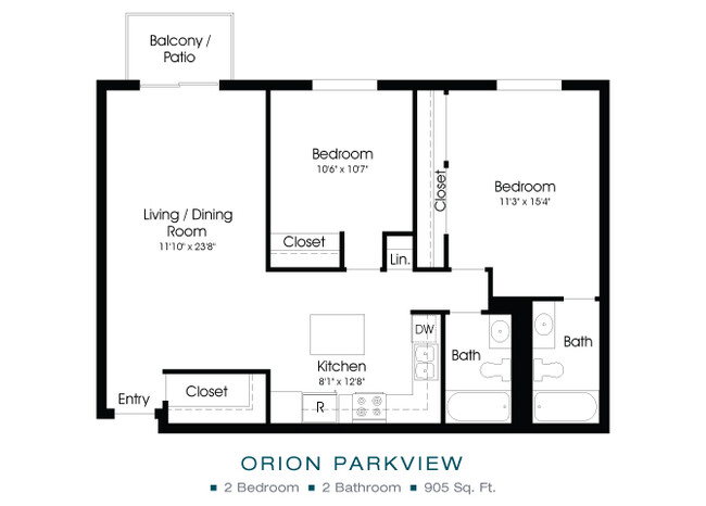 Floorplan - Orion ParkView