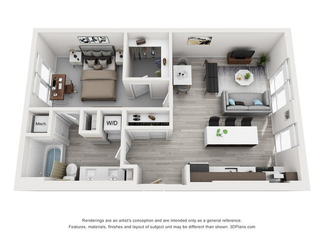 Floorplan - Green on 4th