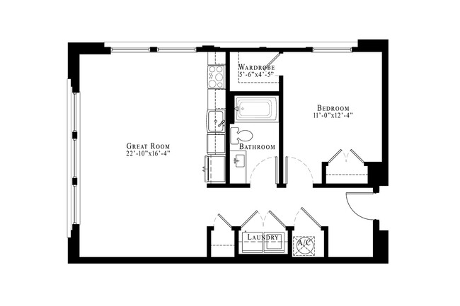 1 bed - Tremaine Boyd Apartments