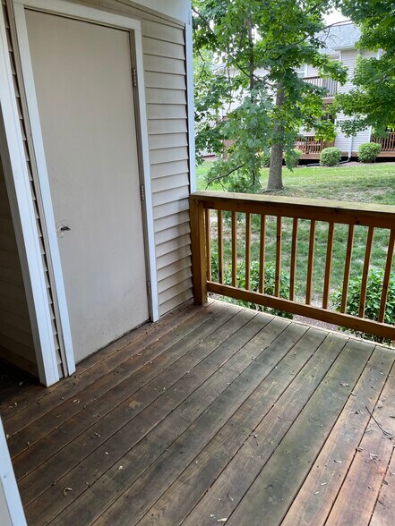 Deck with storage shed - 9055 Wrenwood Ln