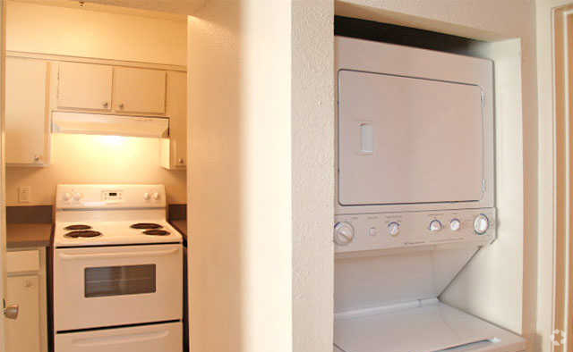 Washer/Dryer in One Bedroom - Lions Court Apartments