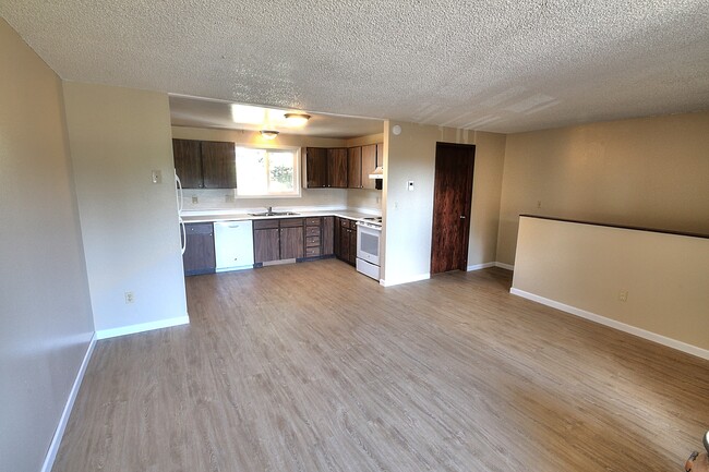 Kitchen from Living Room (upstairs) - 334 Harrison Boulevard