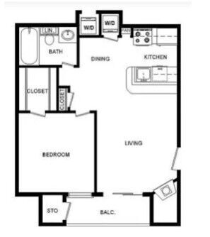 Floorplan - Fountains of Jupiter Apartments