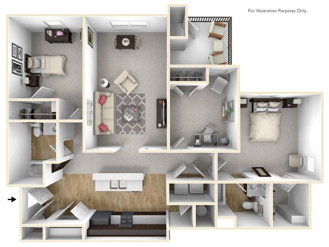 Floorplan - Mosaic Apartments