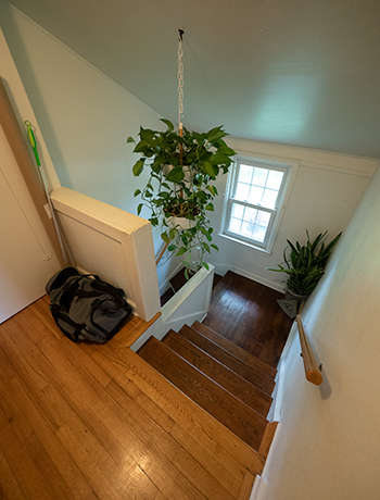 View From Landing Between 2 Upstairs Bedrooms - 522 N Blackhawk Ave