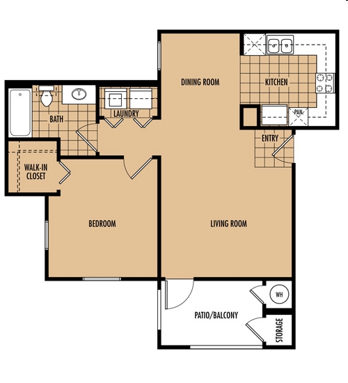 Plan A1 - Northline Apartments