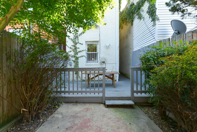 Patio space - 2240 12th Street Northwest