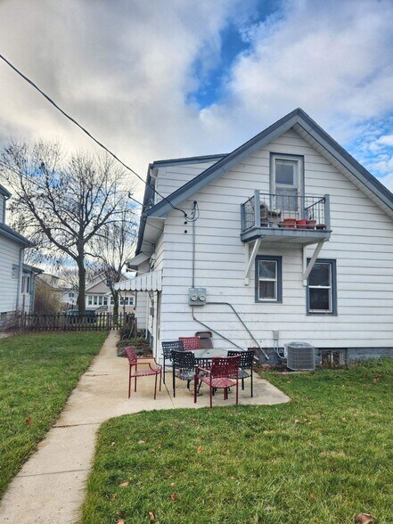 Back Porch and shared Patio - 1206 S 73rd St