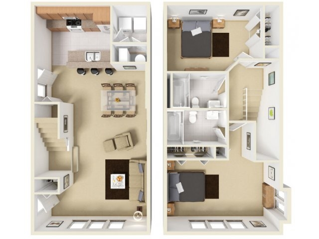 Floorplan - Townhomes on Capitol Hill CO-OP