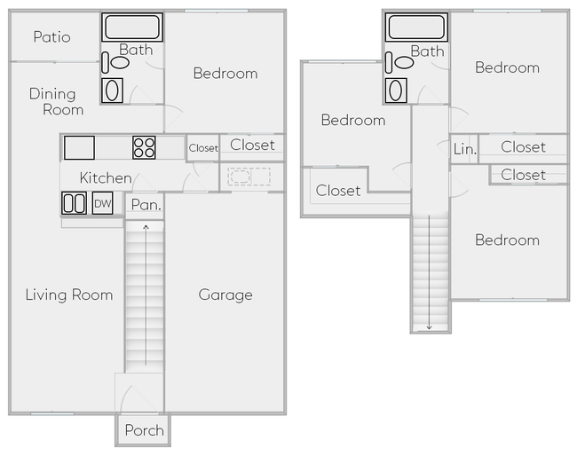 Floorplan - Prairie Estates Luxury Townhomes