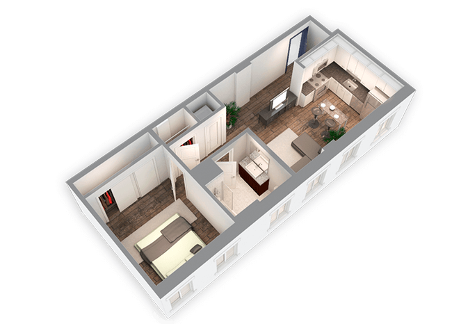 Floorplan - Park Heights by the Lake Apartments