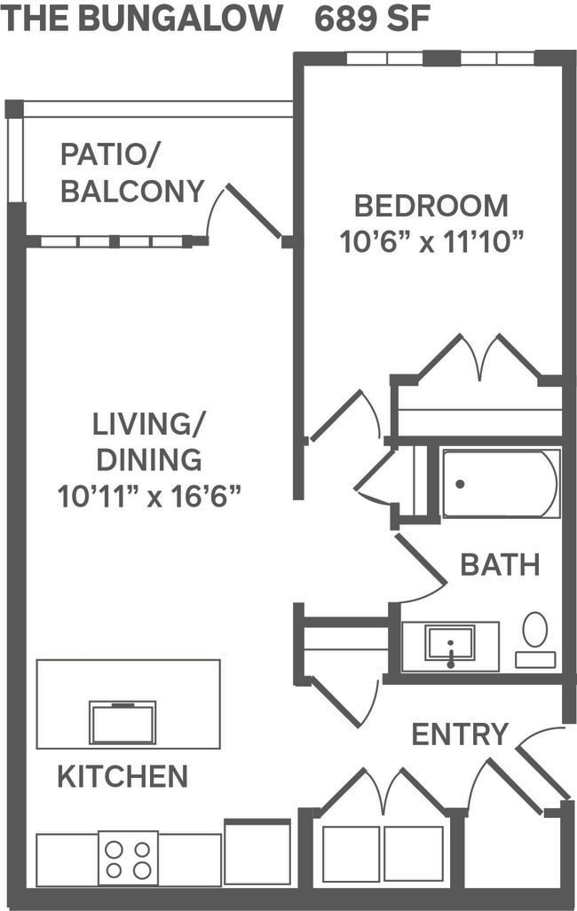 Floorplan - The Garrison Luxury Apartments