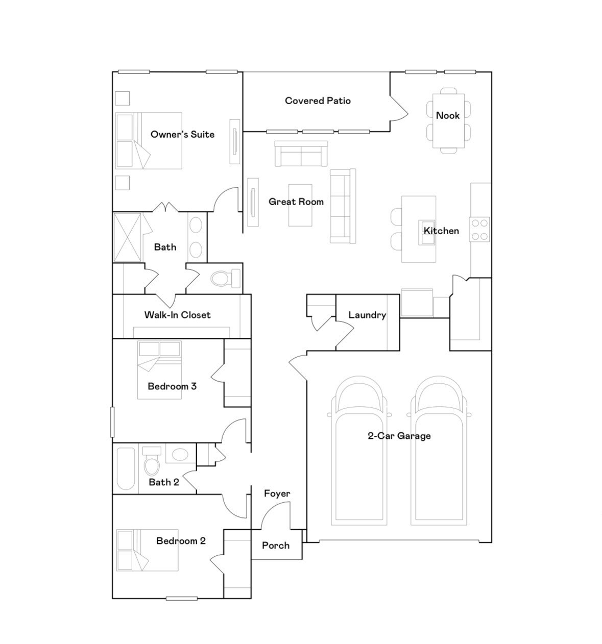 Floorplan - 1106 Daffodil St