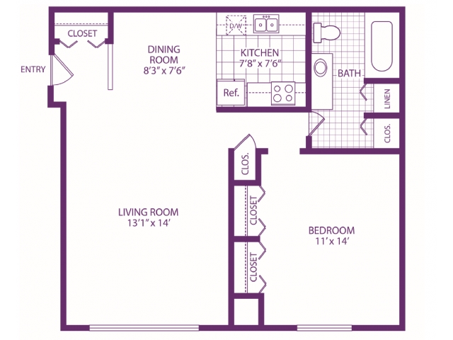 Floorplan - Midtown Square Apartments