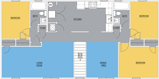 3 Bedroom Apartment for Rent Shreveport LA - Stone Vista Apartments