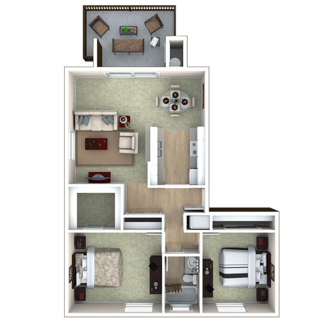 Floorplan - Valley Ridge Apartment Homes