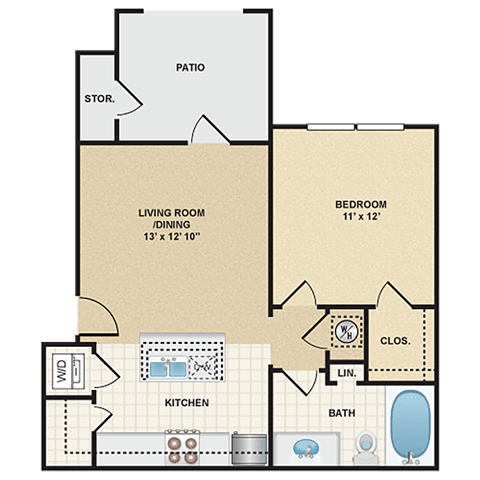 Floorplan - Stonepost Ranch Apartment Homes