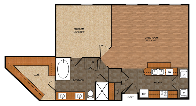 Floorplan - Bell Tower Flats