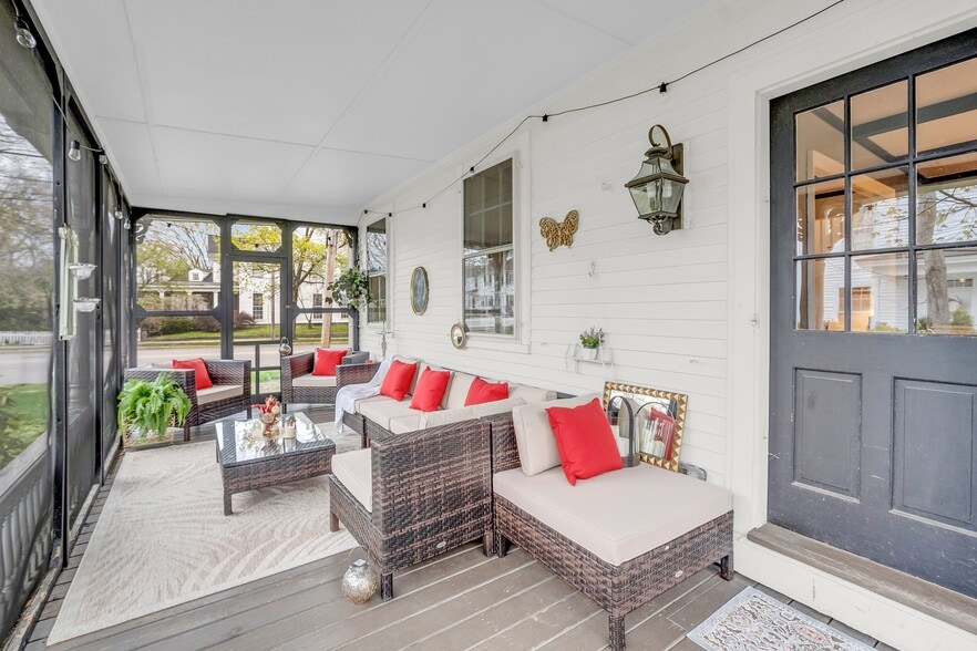 Screened in porch, 1st floor off dining room - 205 Main St