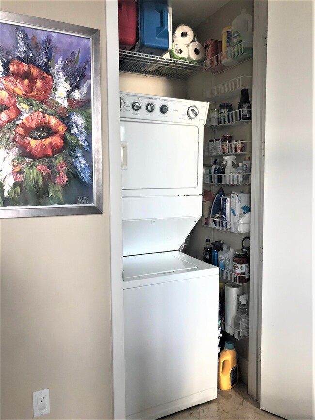 Dryer and Washer in the unit - 15901 Collins Ave