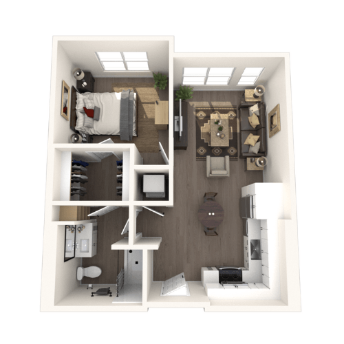 Floorplan - The Meadowmark Apartments