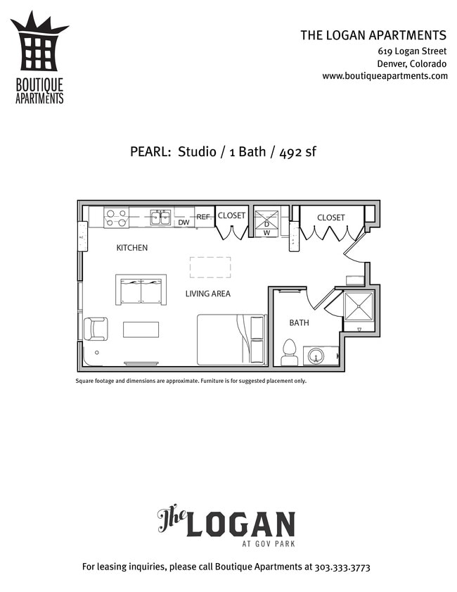 Floorplan - The Logan Apartments