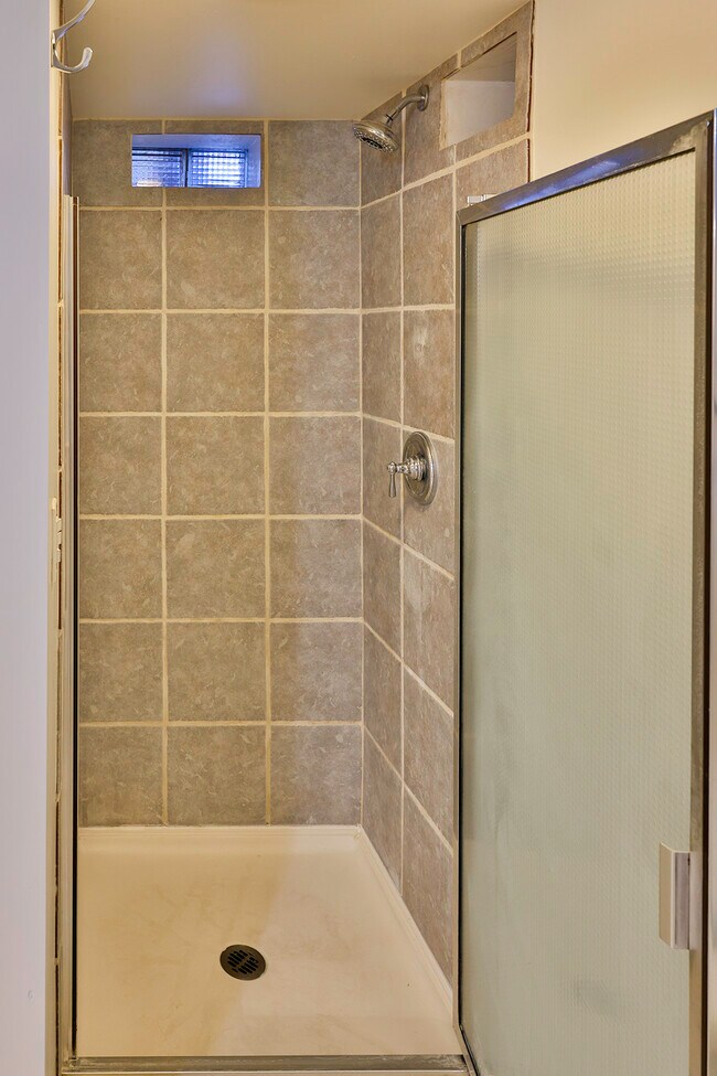 Basement shower stall - 1020 E Garden Ave