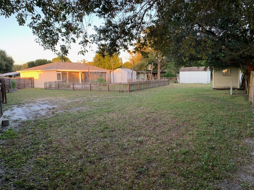 Back yard - 6320 S Lansdale Cir