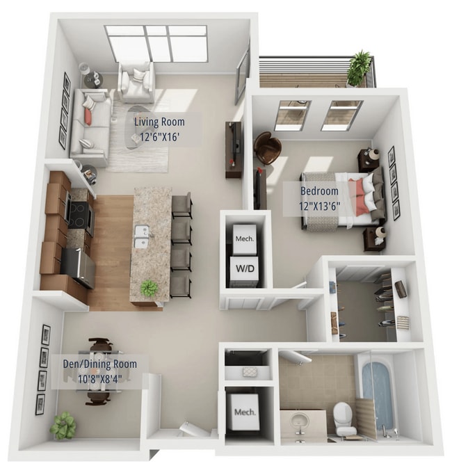 Floorplan - The Enclave Luxury Apartments