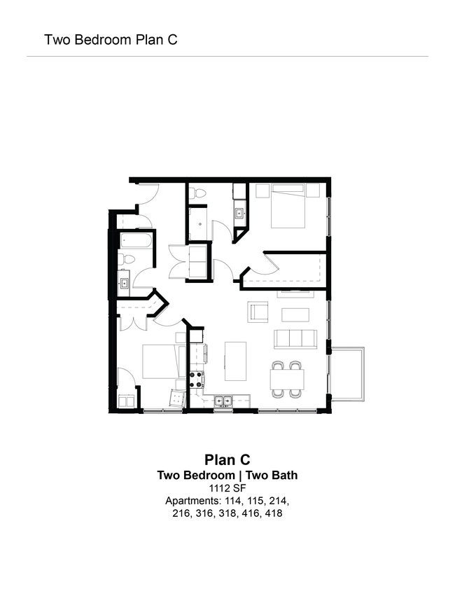 Floorplan - The Hendrickson