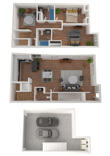 Floorplan - Lakebridge Townhomes