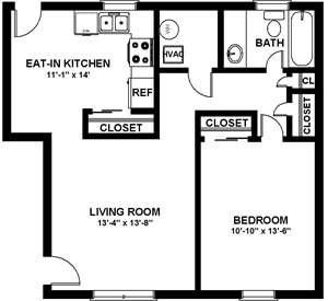 1BR/1BA - Avian Place Apartments