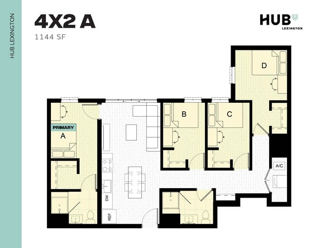 4x2 A - Hub Lexington Upper