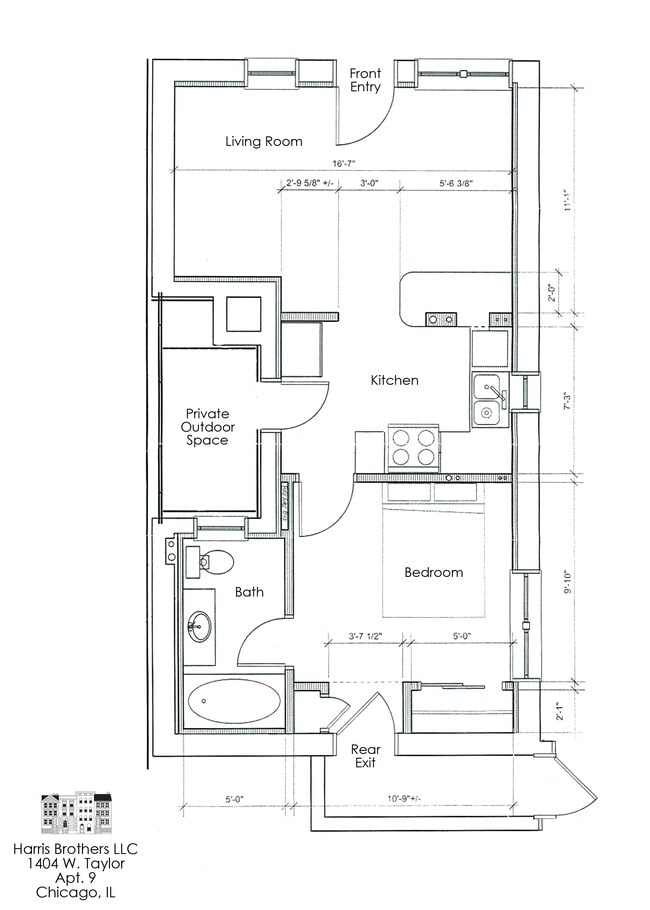 Floorplan - Harris Point Chicago