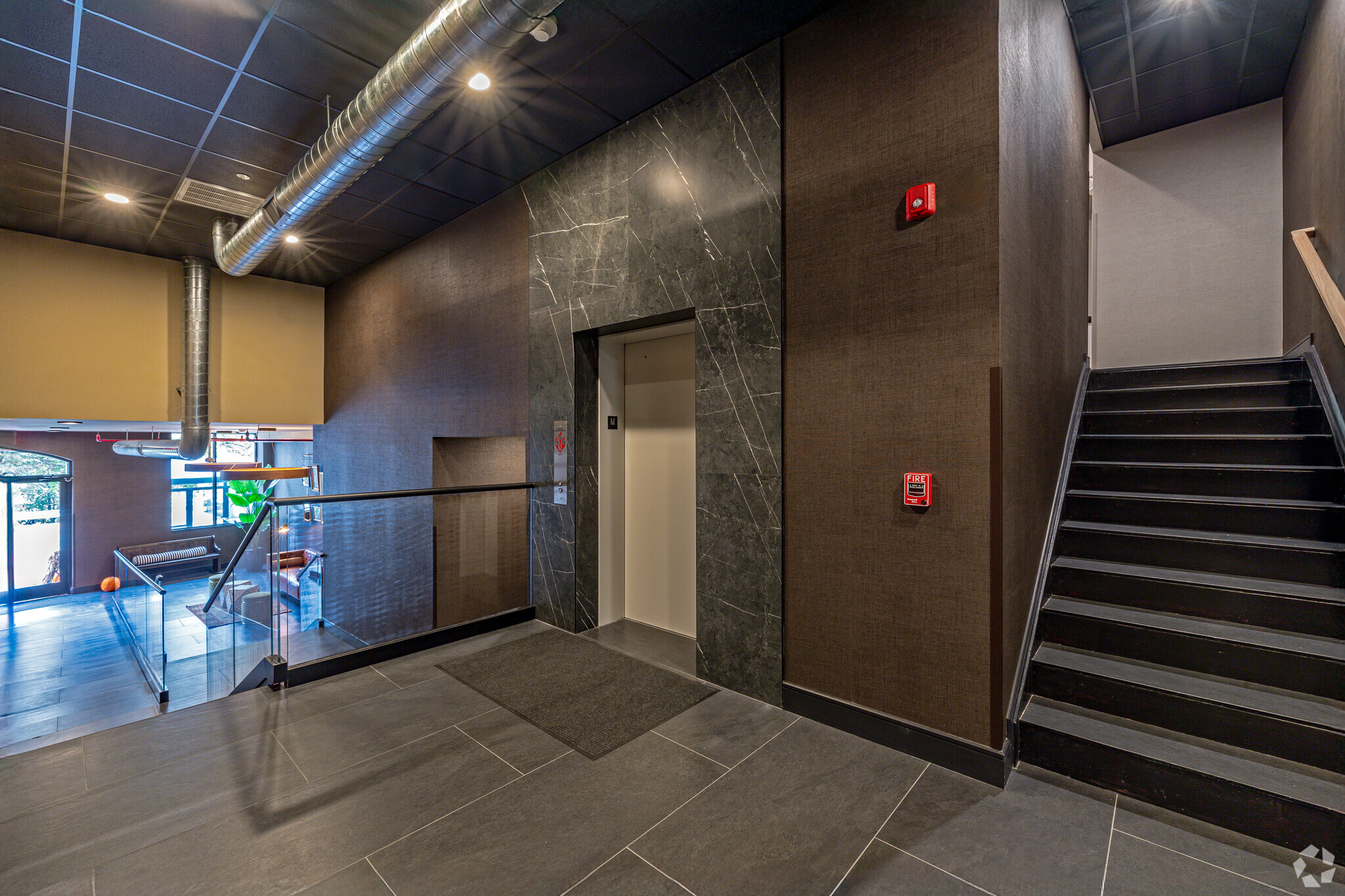 Elevator Lobby - The Manor at Little Falls