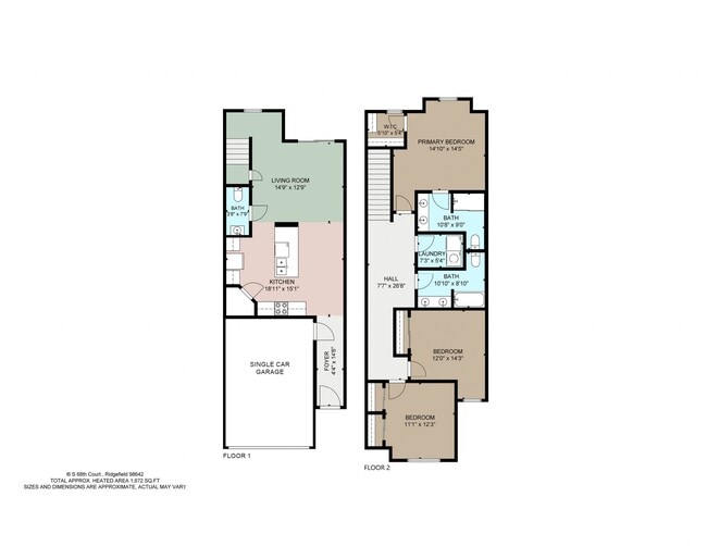 Floorplan - The Crossing Townhomes