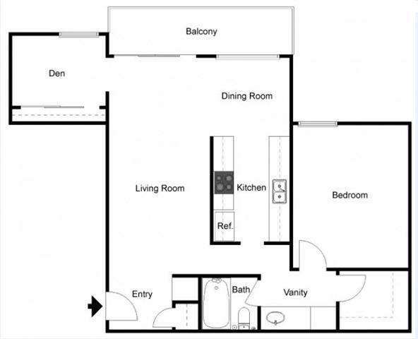Floorplan - Villa Camino Apartments
