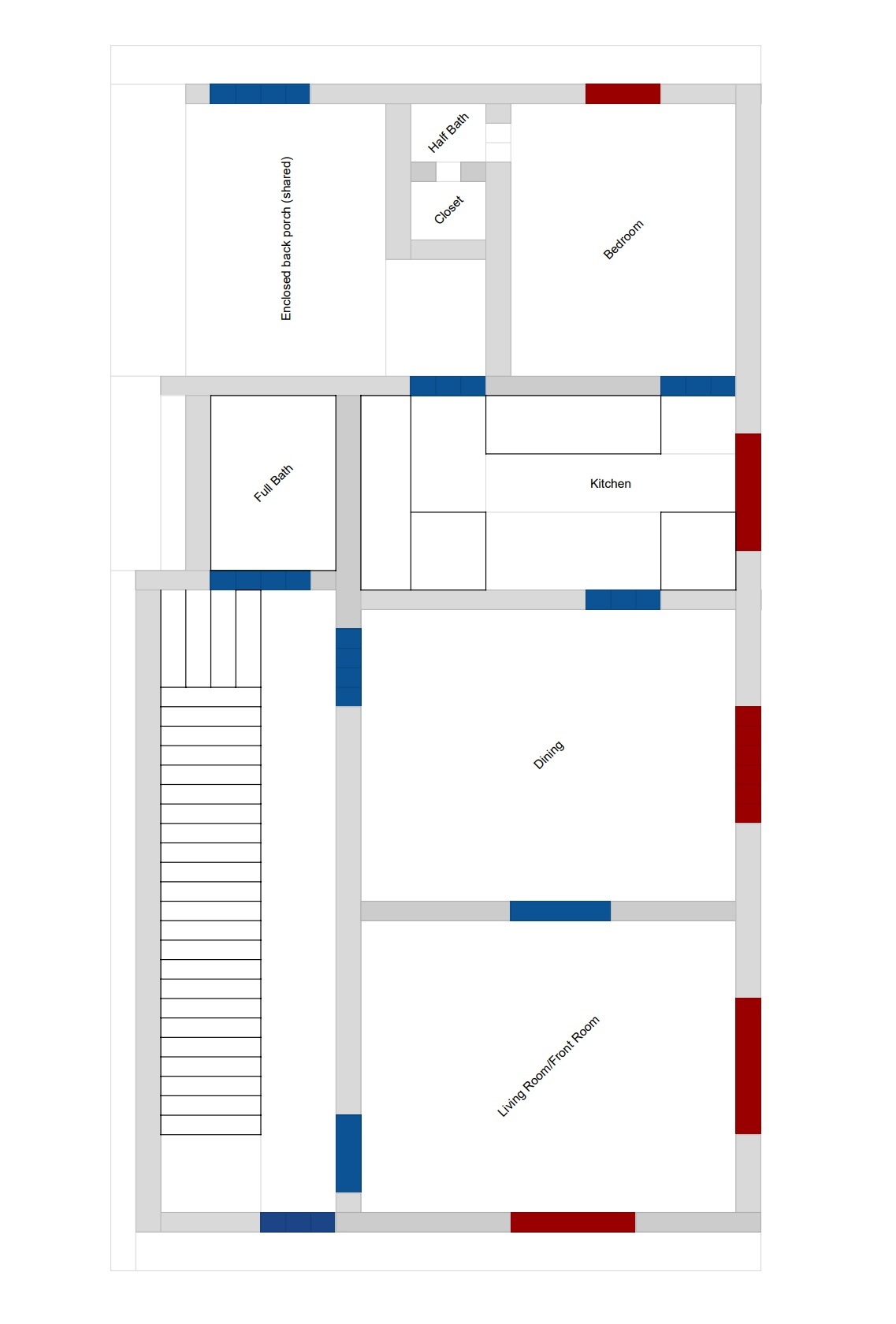 Floor plan of Main Floor - 212 W 10th Ave